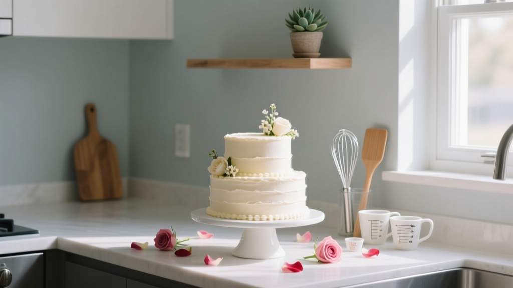 How to Make a Simple Wedding Cake Without Losing Your Mind