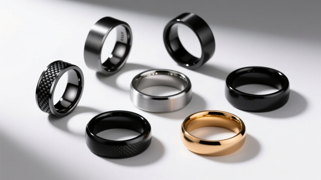 What Are Men's Black Wedding Bands Made Of? 7 Materials Explained