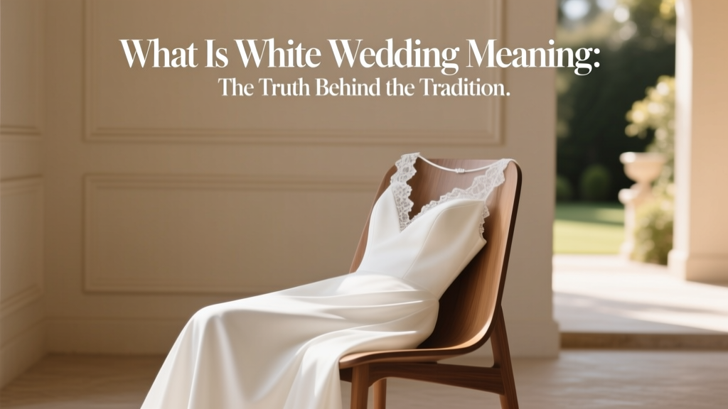 What Is White Wedding Meaning: The Truth Behind the Tradition