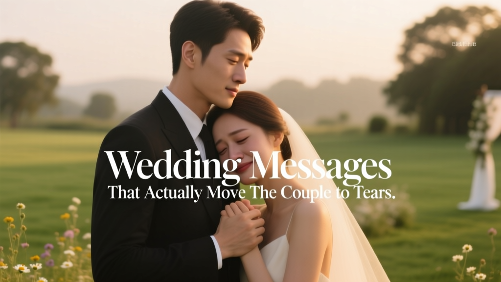 Wedding Messages That Actually Move the Couple to Tears