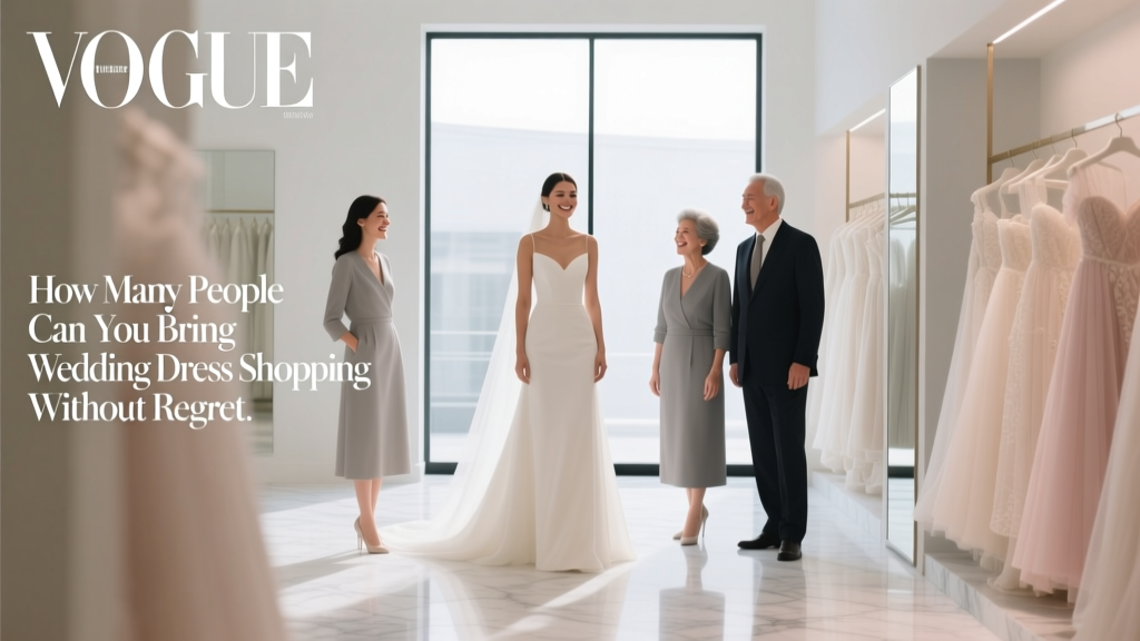 How Many People Can You Bring Wedding Dress Shopping Without Regret