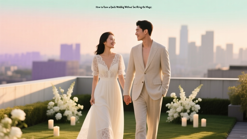 How to Have a Quick Wedding Without Sacrificing the Magic