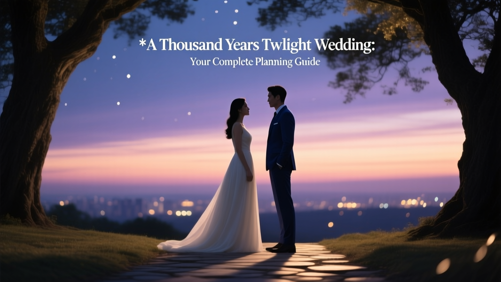 A Thousand Years Twilight Wedding: Your Complete Planning Guide
