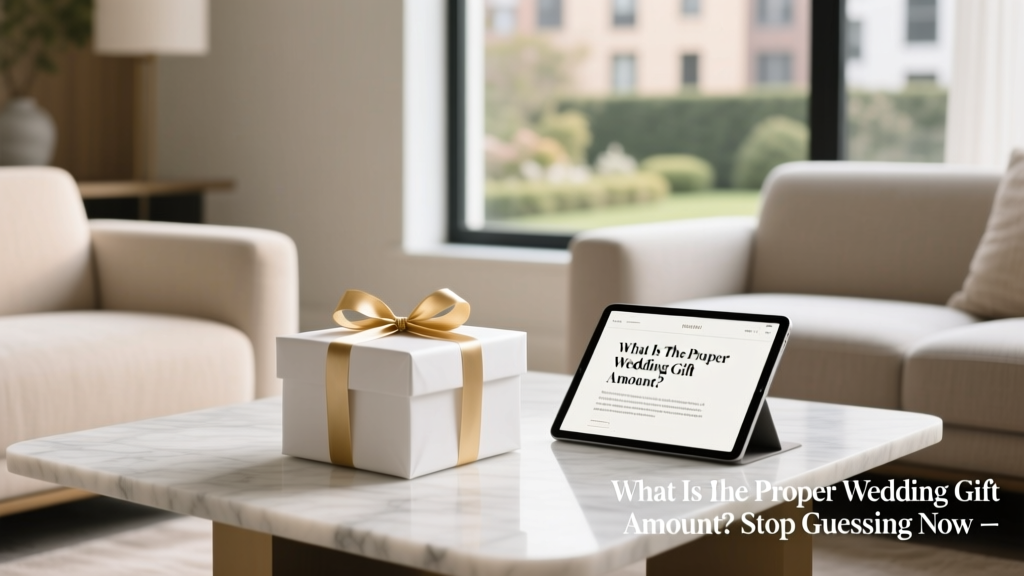 What Is the Proper Wedding Gift Amount? Stop Guessing Now