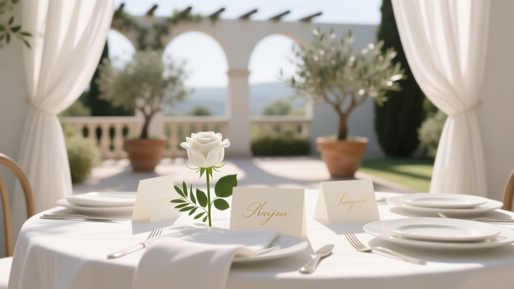 How to Set Up Place Cards for a Wedding Without the Stress
