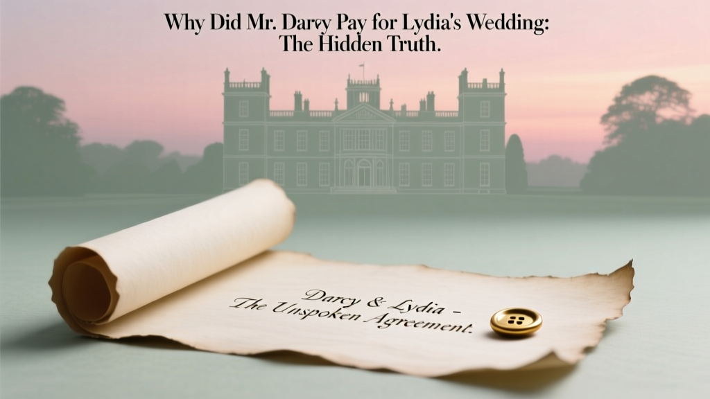 Why Did Mr Darcy Pay for Lydia's Wedding: The Hidden Truth