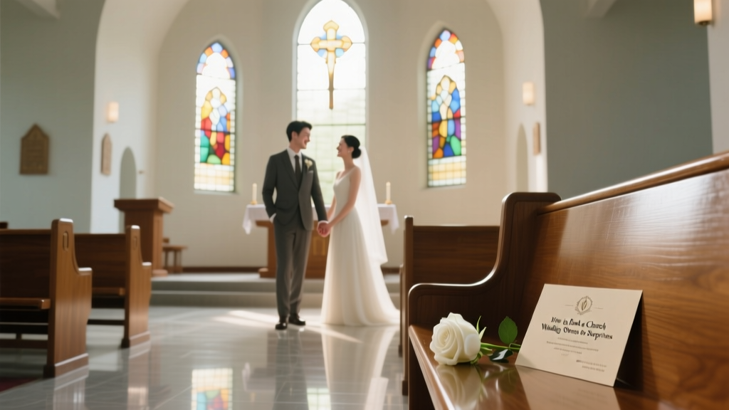 How to Book a Church Wedding Without Stress or Surprises