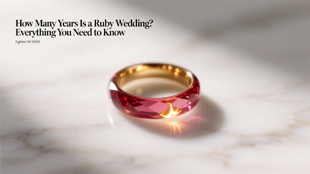How Many Years Is a Ruby Wedding? Everything You Need to Know