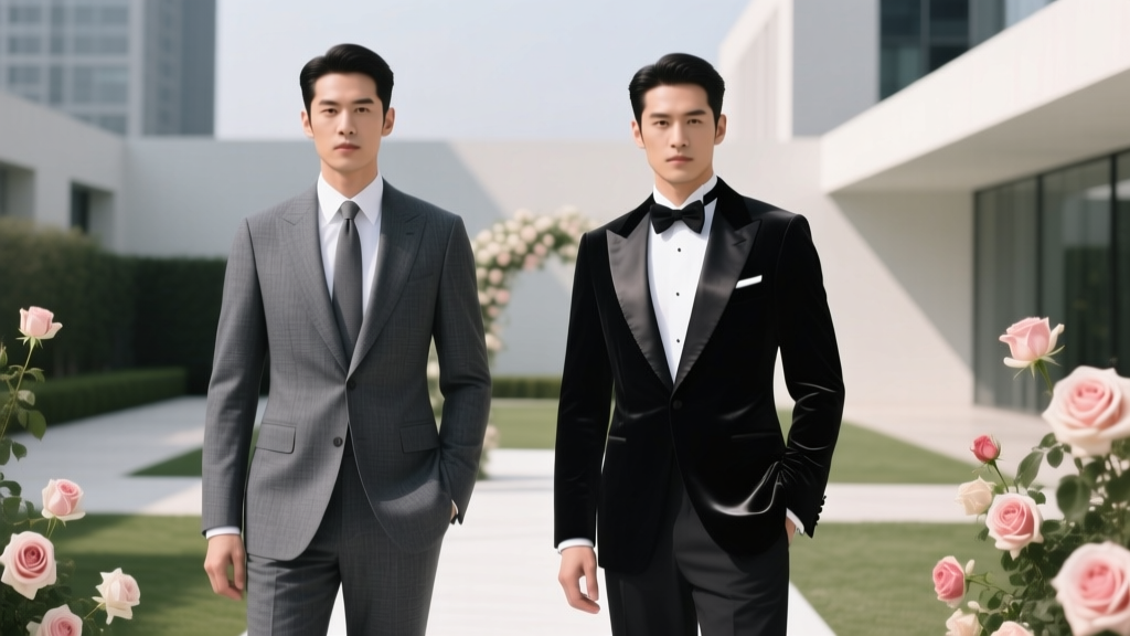 Suit vs. Tuxedo at a Wedding: How to Choose the Right Formal Look for Any Dress Code