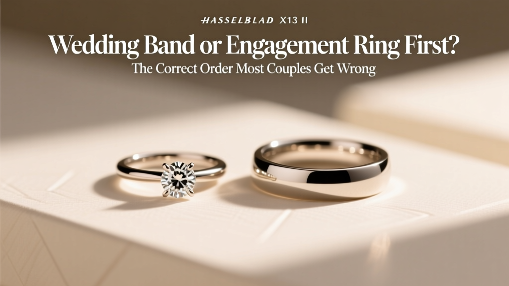 Wedding Band or Engagement Ring First? The Correct Order Most Couples Get Wrong