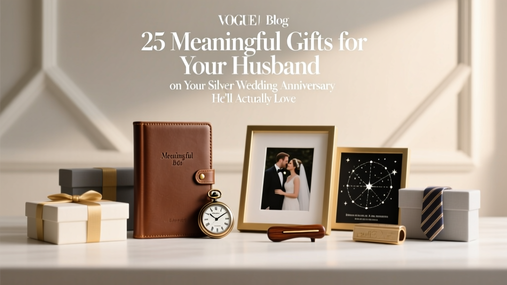 25 Meaningful Gifts for Your Husband on Your Silver Wedding Anniversary He'll Actually Love