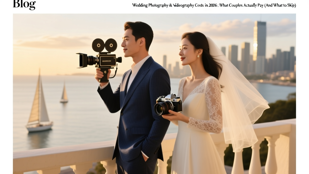 Wedding Photography & Videography Costs in 2026: What Couples Actually Pay (And What to Skip)