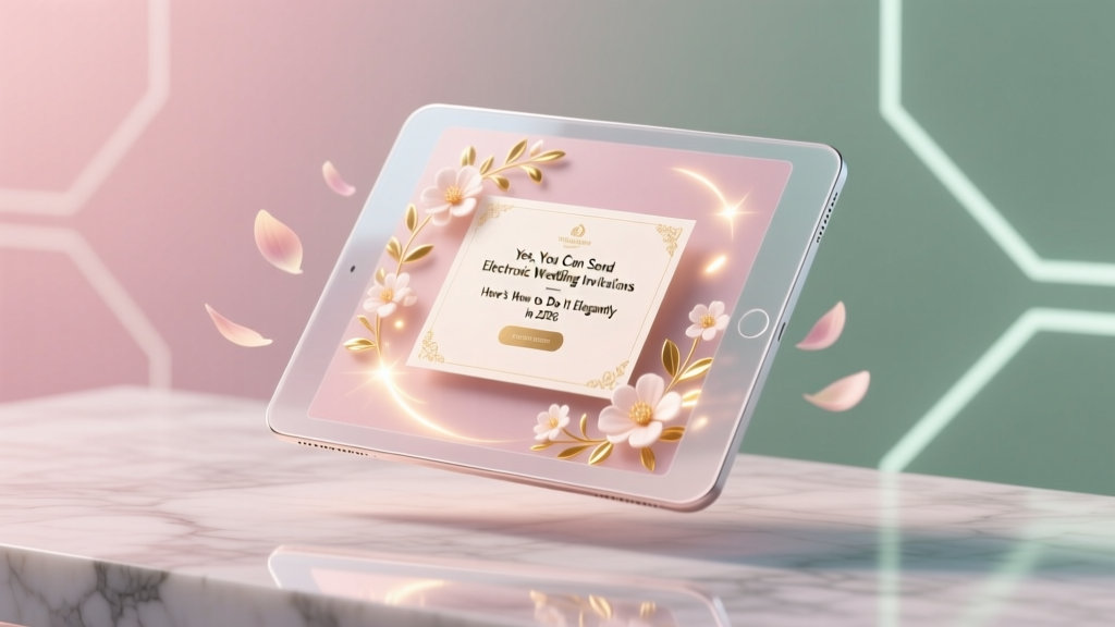 Yes, You Can Send Electronic Wedding Invitations — Here's How to Do It Elegantly in 2026