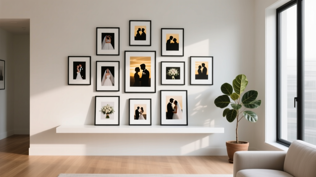 15 Stunning Ways to Display Your Wedding Pictures at Home Without Cluttering Your Space