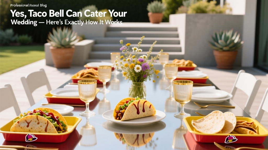 Yes, Taco Bell Can Cater Your Wedding — Here's Exactly How It Works