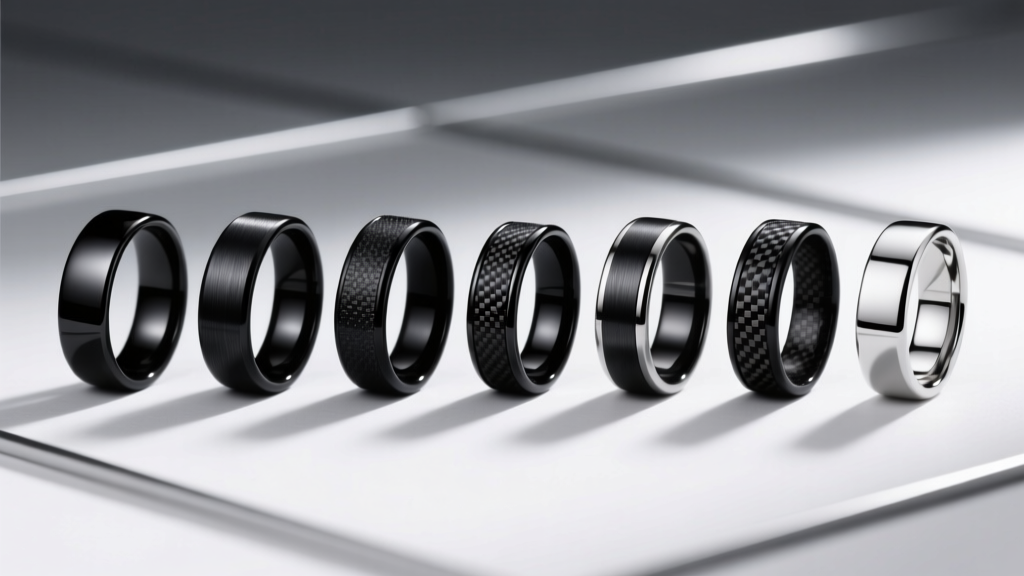What Are Men's Black Wedding Bands Made Of? The Truth Behind 7 Materials (Spoiler: Titanium & Tungsten Aren’t Always Black—And That Matters More Than You Think)