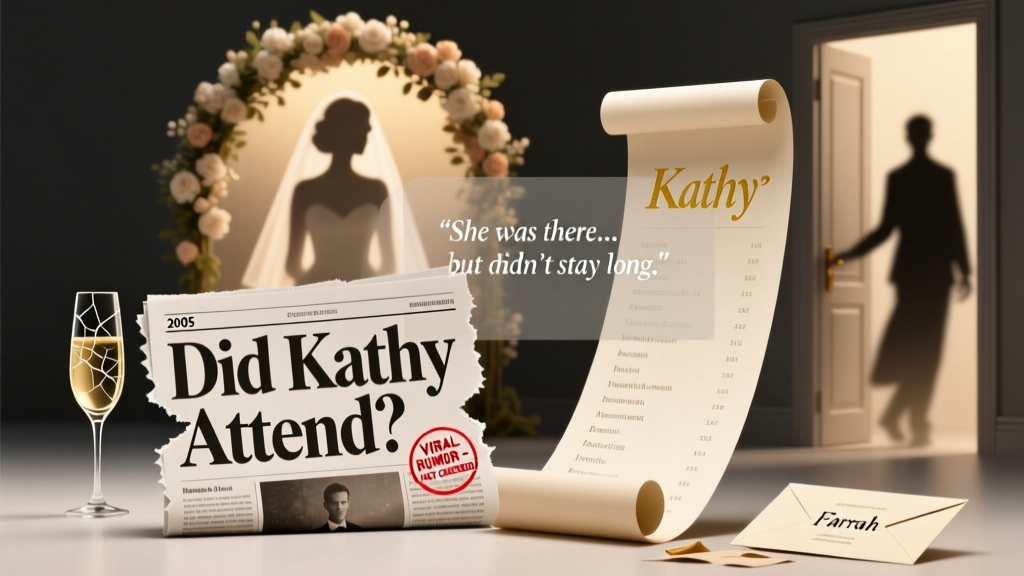 Did Kathy Attend Farrah’s Wedding? The Truth Behind the Viral 2005 Rumor — What Photos, Guest Lists, and Eyewitness Accounts *Actually* Reveal (Not What Tabloids Claimed)