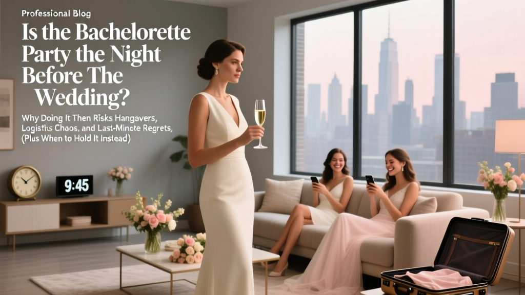 Is the Bachelorette Party the Night Before the Wedding? Why Doing It Then Risks Hangovers, Logistics Chaos, and Last-Minute Regrets (Plus When to Hold It Instead)