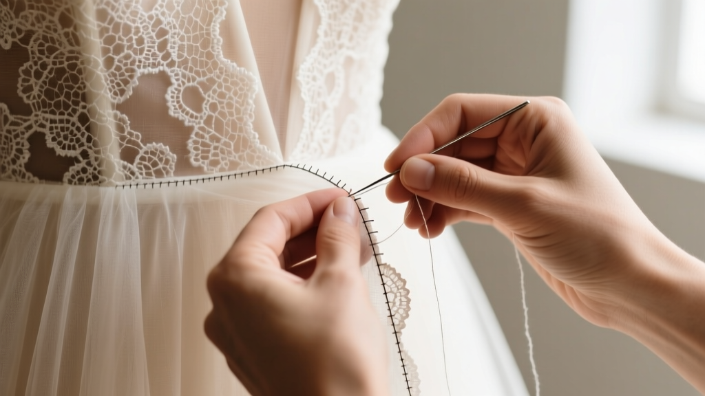 How to Sew a Lace Overlay on a Wedding Dress: 7 Precision Steps That Prevent Puckering, Shifting, and Visible Stitches (Even If You’ve Never Hand-Basted Silk Before)