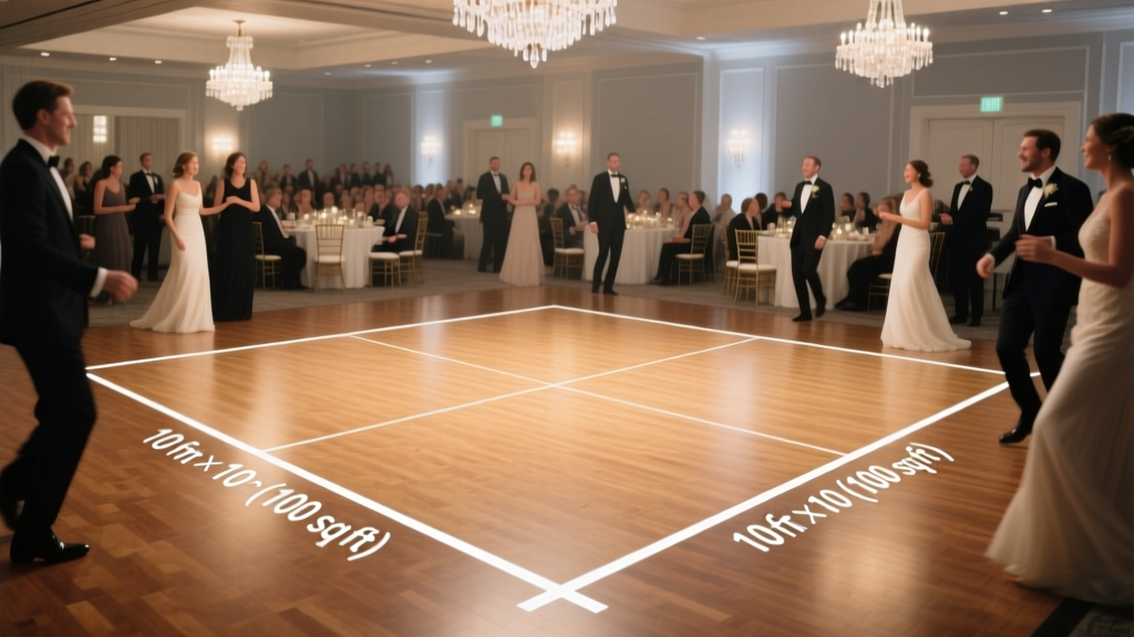 How Big Should a Dance Floor Be for a Wedding? The Exact Square Footage Formula (No Guesswork, No Awkward Crowding, No Wasted Budget)
