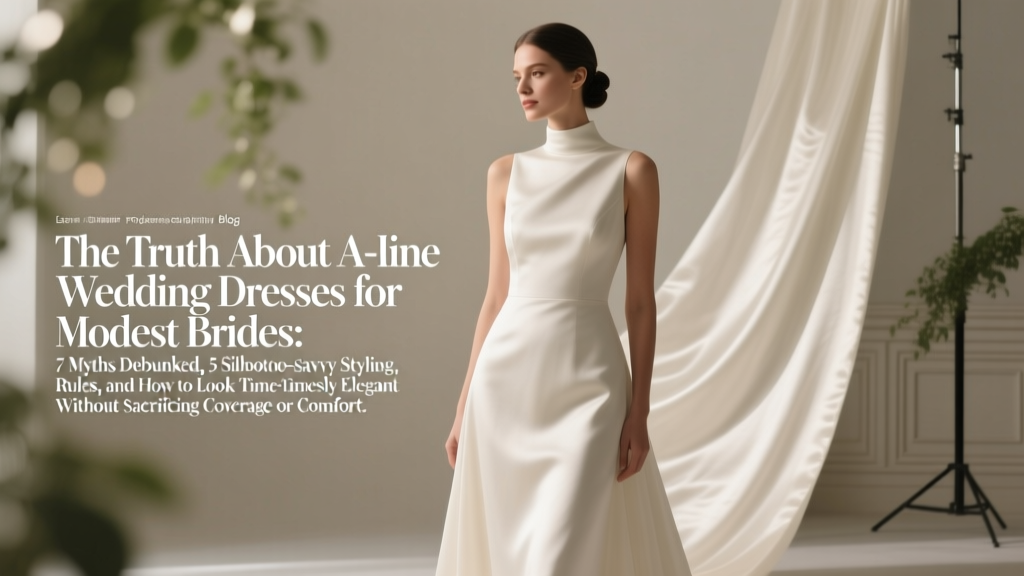 The Truth About A-Line Wedding Dresses for Modest Brides: 7 Myths Debunked, 5 Silhouette-Savvy Styling Rules, and How to Look Timelessly Elegant Without Sacrificing Coverage or Comfort