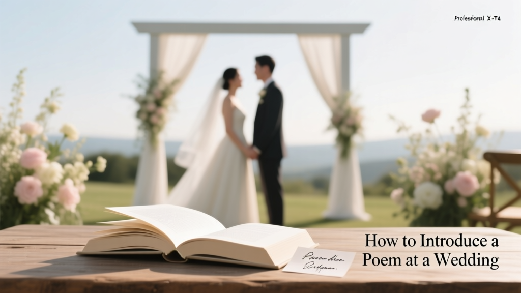 How to Introduce a Poem at a Wedding: 7 Stress-Free Steps That Keep Guests Captivated (Not Awkward) — Even If You’ve Never Done Public Speaking Before
