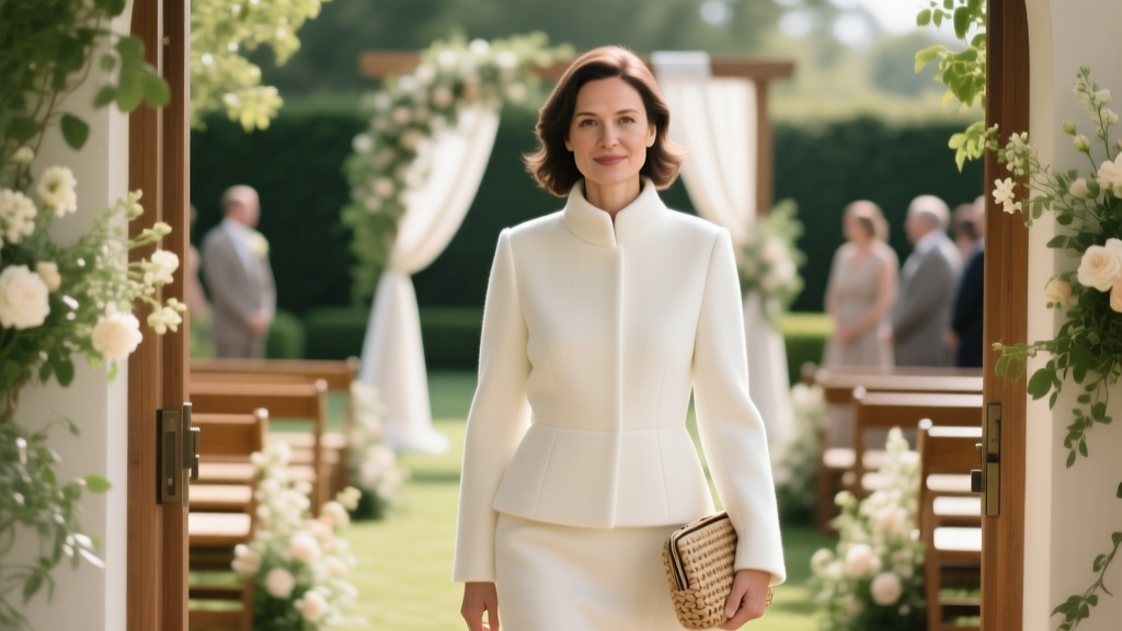 Can a woman wear a white jacket to a wedding? Yes — but only if you nail these 7 subtle rules about fabric, fit, context, and cultural nuance (most guests get #3 wrong)