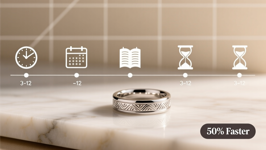 How Long Does It Take to Get a Wedding Band? The Real Timeline (Spoiler: It’s Not 2 Weeks—Here’s Exactly What Adds Up to 3–12 Weeks, Plus How to Cut 50% Off Your Wait)