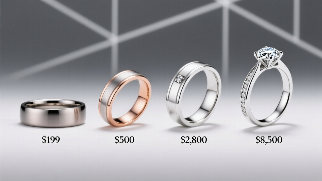 How Much Do Wedding Band Rings Cost? The Real-World Price Breakdown (2024 Data) — From $199 Titanium to $8,500 Platinum, What Actually Justifies the Jump?