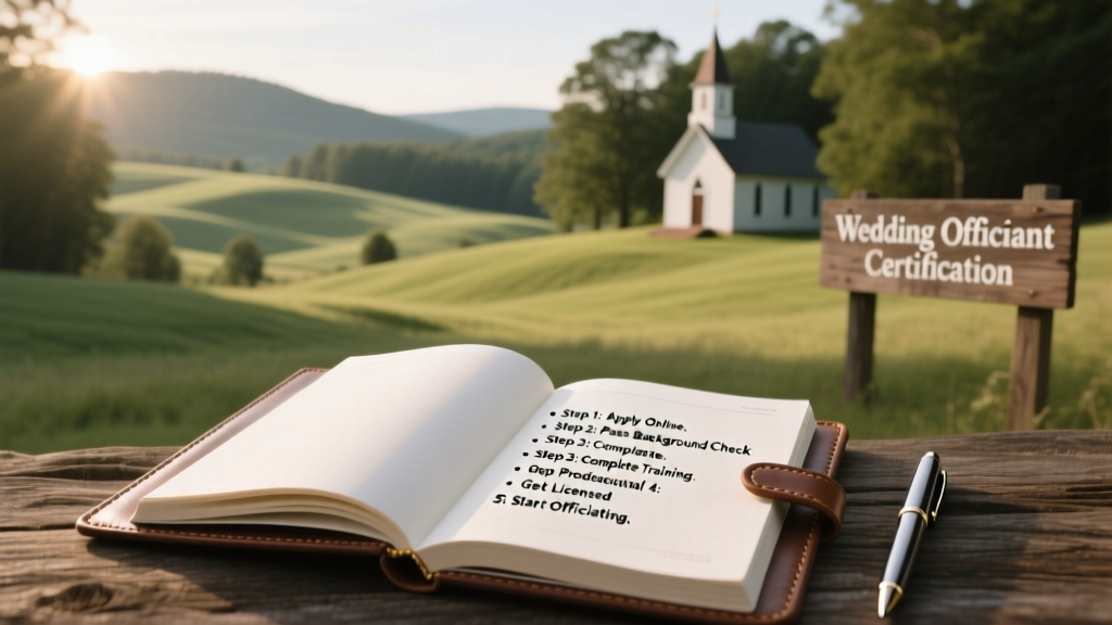 How to Become a Wedding Officiant in North Carolina: The Exact 5-Step Path (No Seminary, No Waiting List, No Hidden Fees)