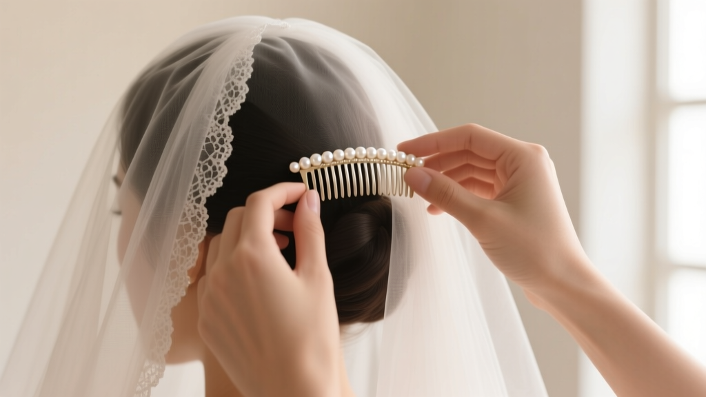 How to Attach Wedding Veil to Comb in 4 Foolproof Steps (No Glue, No Tears, No Last-Minute Panic—Even If You’ve Never Done It Before)