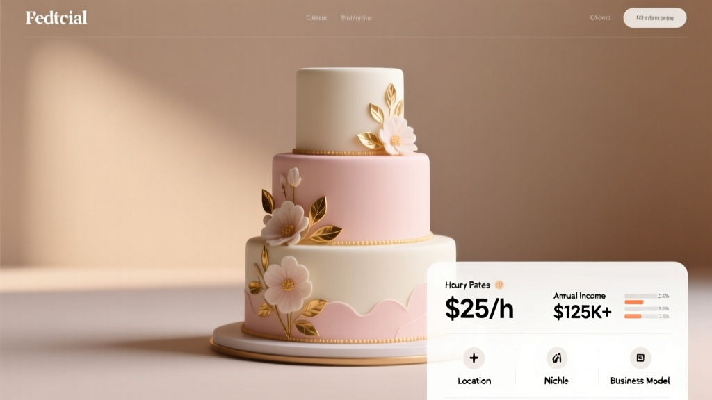 How Much Do Wedding Cake Decorators Make? The Real Numbers (2024) — From $25/hr Side Hustlers to $125K+ Studio Owners (Spoiler: Location, Niche & Business Model Change Everything)