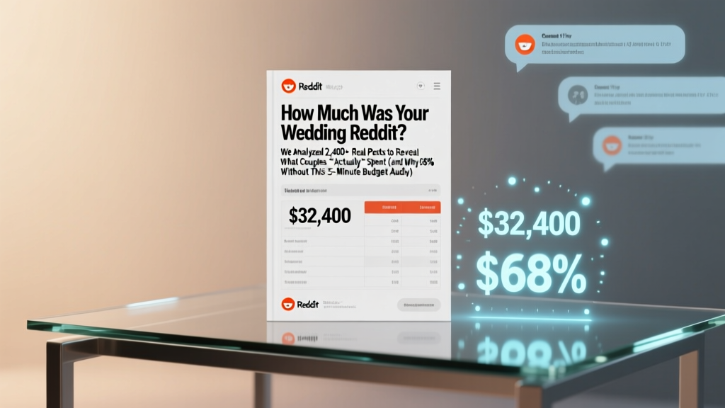 How Much Was Your Wedding Reddit? We Analyzed 2,400+ Real Posts to Reveal What Couples *Actually* Spent (and Why 68% Overspent Without This 5-Minute Budget Audit)
