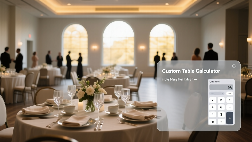 How Many Per Table at a Wedding? The Real Answer (Not the 'Standard 8' Myth) — Plus a Custom Calculator, Venue-Specific Rules, & What Your Caterer Won’t Tell You About Space, Flow, and Guest Comfort