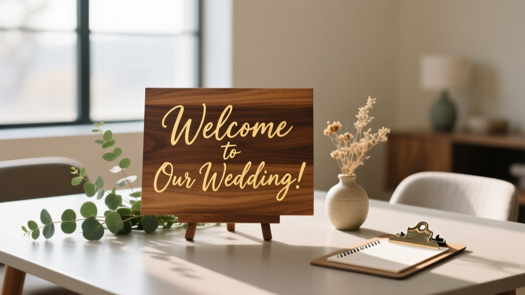 How to Make Your Own Wedding Welcome Sign: 7 Stress-Free Steps That Save $120+ (No Design Skills or Craft Tools Required)