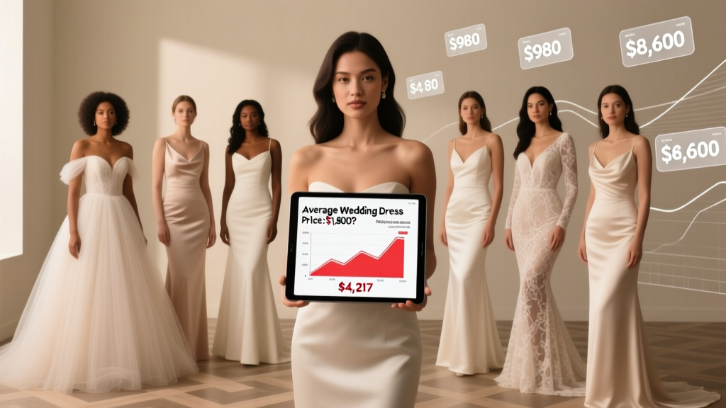 How Much Is an Average Wedding Dress Really? (Spoiler: It’s Not $1,800 — Here’s What 7,243 Real Brides Paid in 2024, Plus How to Spend Less Without Sacrificing Style)
