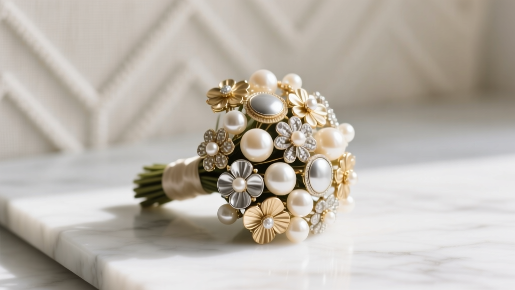 How to Make a Brooch Bouquet for Wedding: 7 Foolproof Steps (Even If You’ve Never Crafted Before) — Save $280+ vs. Designer Rentals & Keep It Forever as Family Heirloom