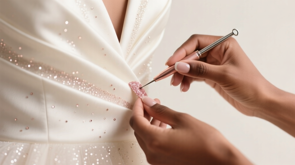 How to Add Glitter to Wedding Dress: 7 Proven, Non-Damaging Methods (That Won’t Melt, Shed, or Void Your Alterations Warranty)