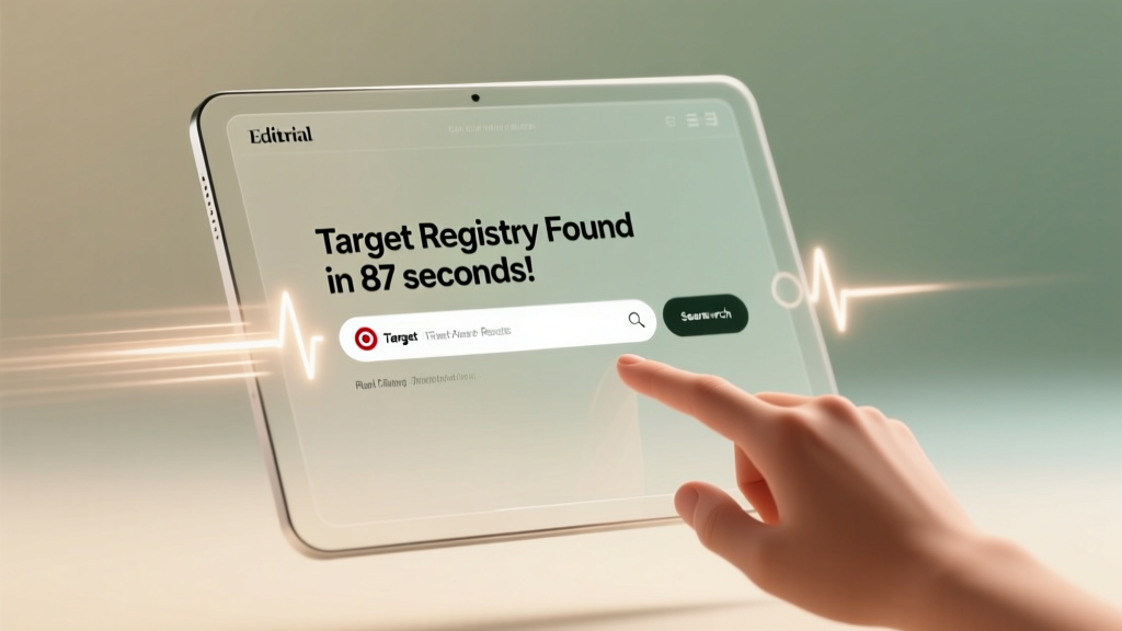 How to Find Target Wedding Registry in Under 90 Seconds (Even If You Forgot the Couple’s Name, Email, or Store Link)