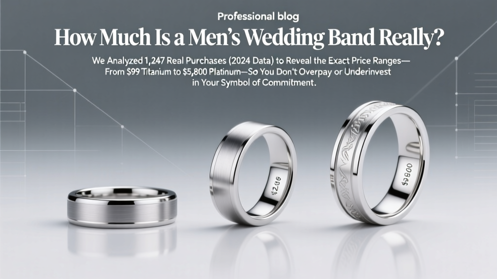How Much Is a Men’s Wedding Band Really? We Analyzed 1,247 Real Purchases (2024 Data) to Reveal the Exact Price Ranges—From $99 Titanium to $5,800 Platinum—So You Don’t Overpay or Underinvest in Your Symbol of Commitment