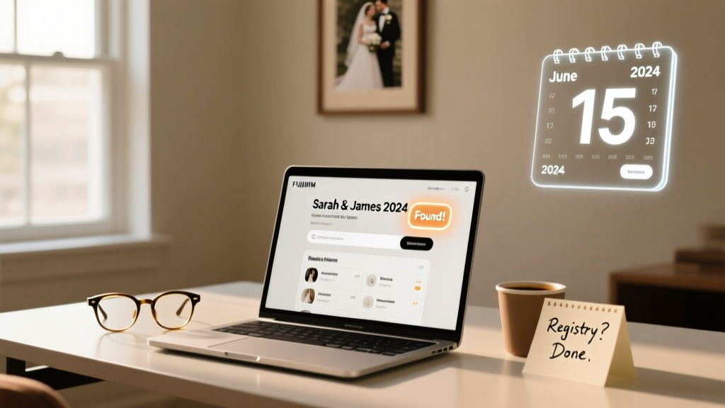 How to Find Wedding Registry in 90 Seconds (Even If You Forgot the Couple’s Name, Site, or Date)—The Real-Time Search Method Pros Use When Invitations Go Missing