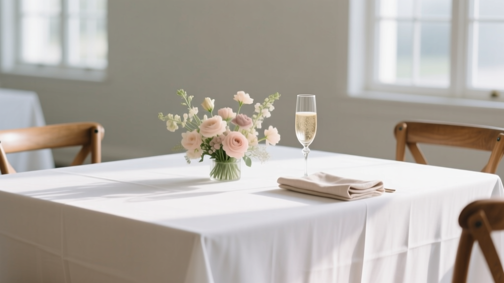 How to Keep Tablecloths From Wrinkling Before Wedding: 7 Proven, Stress-Free Methods (That Actually Work — No Ironing Required)