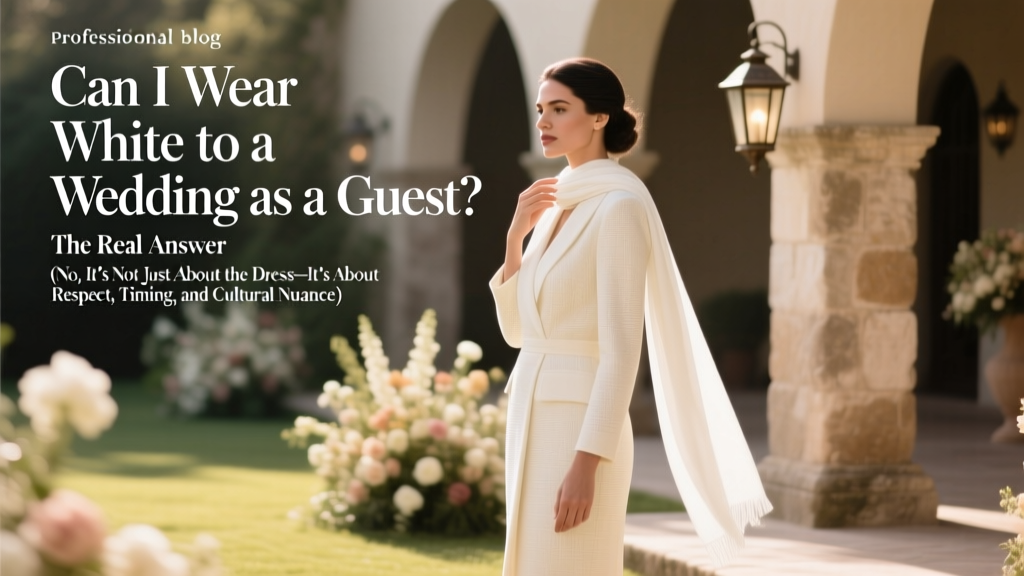 Can I Wear White to a Wedding as a Guest? The Real Answer (No, It’s Not Just About the Dress—It’s About Respect, Timing, and Cultural Nuance)