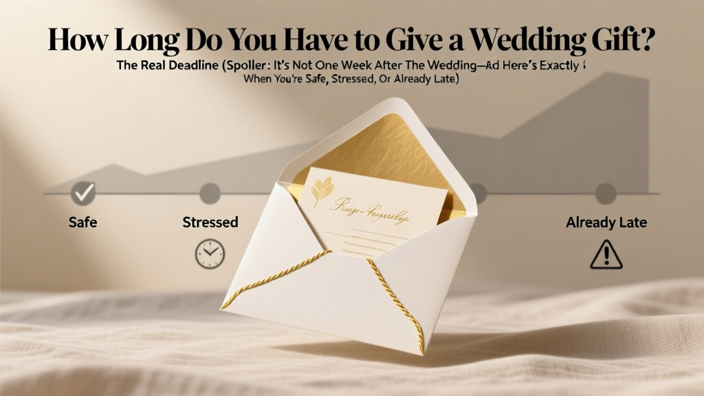 How Long Do You Have to Give a Wedding Gift? The Real Deadline (Spoiler: It’s Not One Week After the Wedding—and Here’s Exactly When You’re Safe, Stressed, or Already Late)