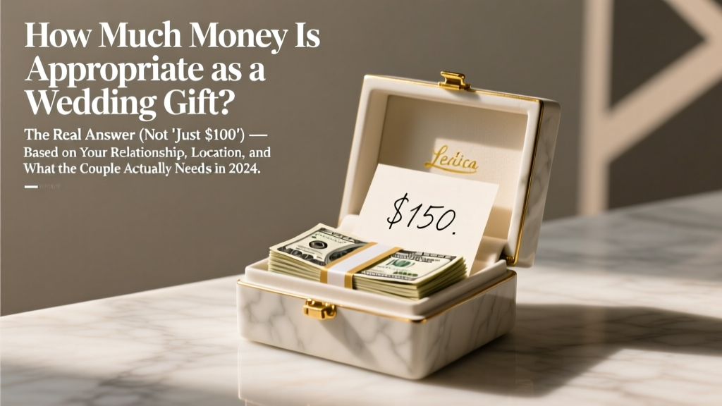 How Much Money Is Appropriate as a Wedding Gift? The Real Answer (Not 'Just $100') — Based on Your Relationship, Location, and What the Couple Actually Needs in 2024