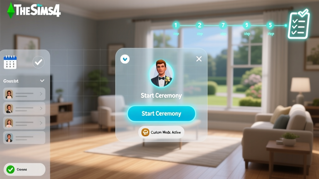 How to Start the Wedding Ceremony in Sims 4: The 7-Step Checklist That Prevents Crashes, Glitches, and Awkward 'No Ceremony Options' Errors (Even With Custom Mods Installed)
