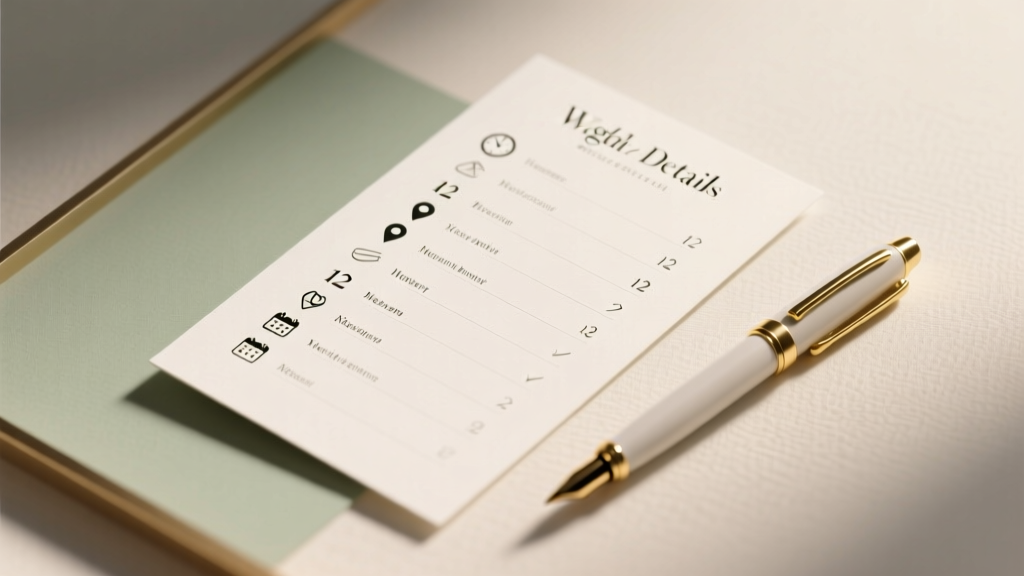 What to Put on a Wedding Details Card: The 12-Point Checklist That Prevents Guest Confusion, Avoids Last-Minute Texts, and Saves You 7+ Hours of Wedding Day Stress (Backed by 200+ Real Couples’ Feedback)