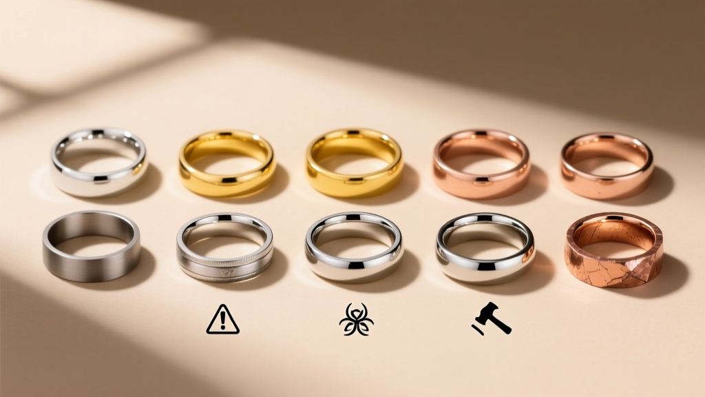 What Are Wedding Bands Made Of? The Truth Behind 12 Popular Metals (Plus Hidden Allergens, Durability Myths & Why 'Hypoallergenic' Isn’t Always Safe)
