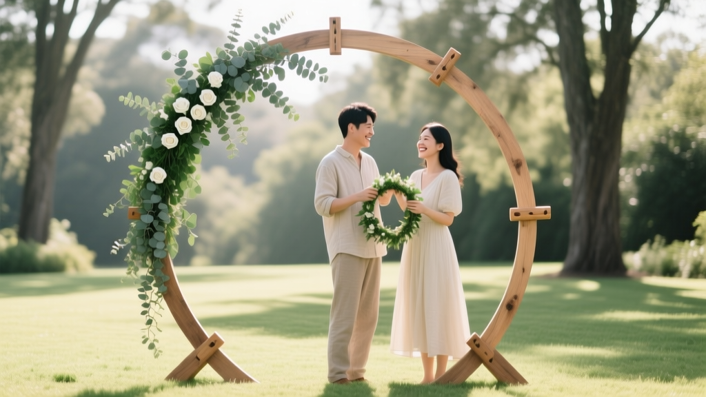How to Build a Round Wedding Arch in Under 6 Hours (Without Power Tools, Professional Help, or Breaking Your Budget) — A Step-by-Step DIY Guide That Actually Works for Real Couples