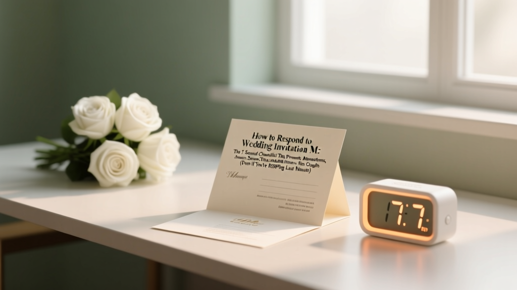 How to Respond to Wedding Invitation M: The 7-Second Checklist That Prevents Awkwardness, Saves Time, and Honors the Couple (Even If You’re RSVPing Last Minute)